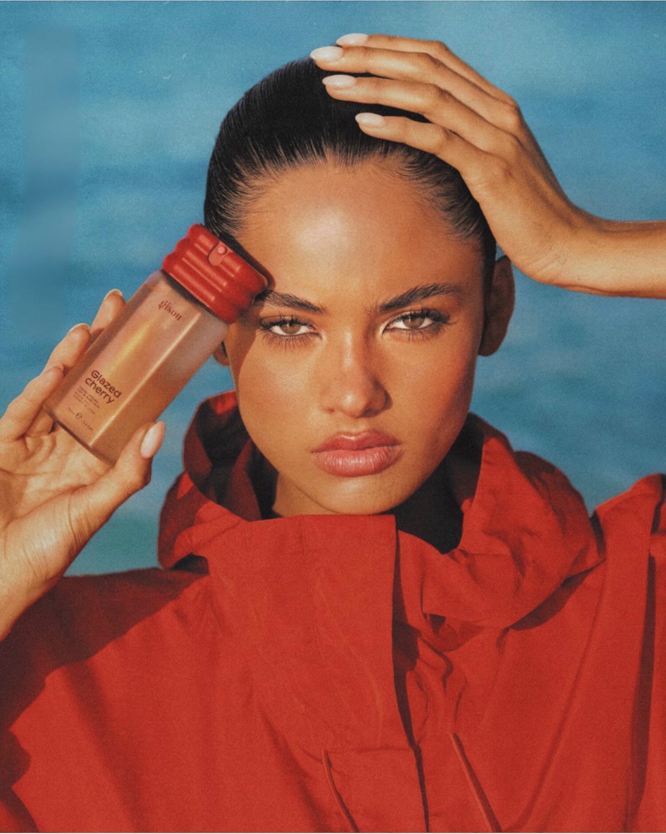Gisou Honey Infused Hair & Body Mist campaign